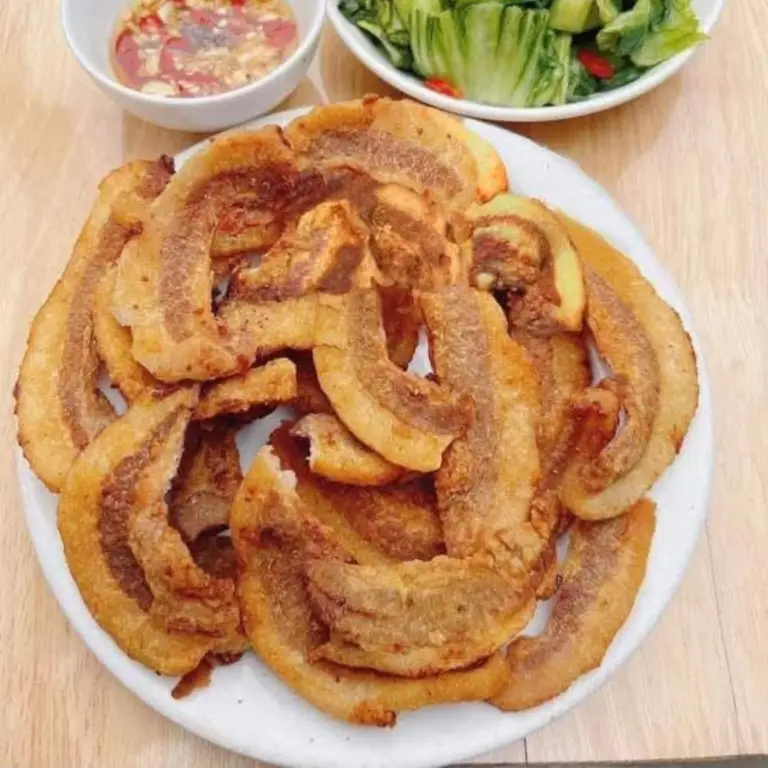 Đĩa tóp mỡ Triều Khúc 1 cân