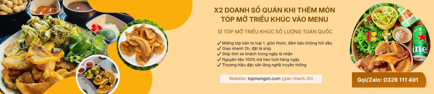 Tóp mỡ Triều Khúc sỉ quán nhậu
